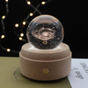 음악 상자가있는 Dimmable 3D Crystal Night Lamp
