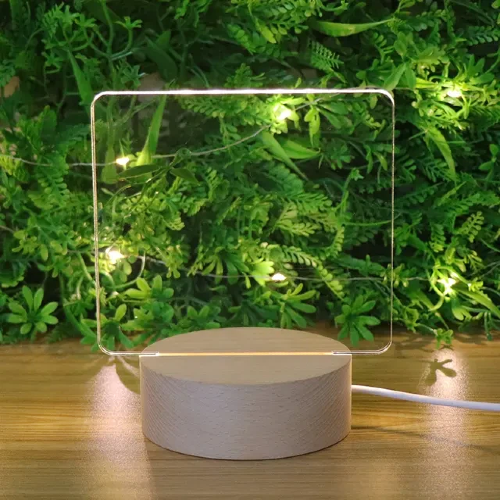 크리스탈 나이트 램프 