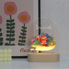 맞춤 이름 UV 아크릴 램프 작은 동물 USB 야간 조명