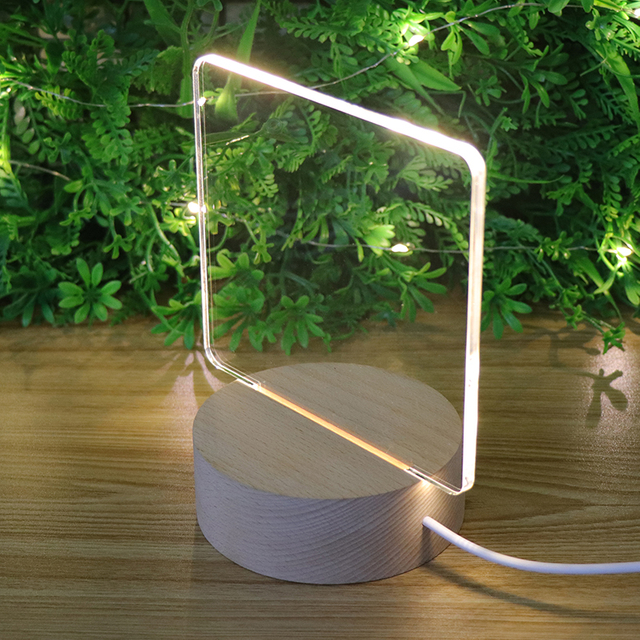 간단하고 창의적인 빈 손으로 그린 ​​DIY 아크릴 램프