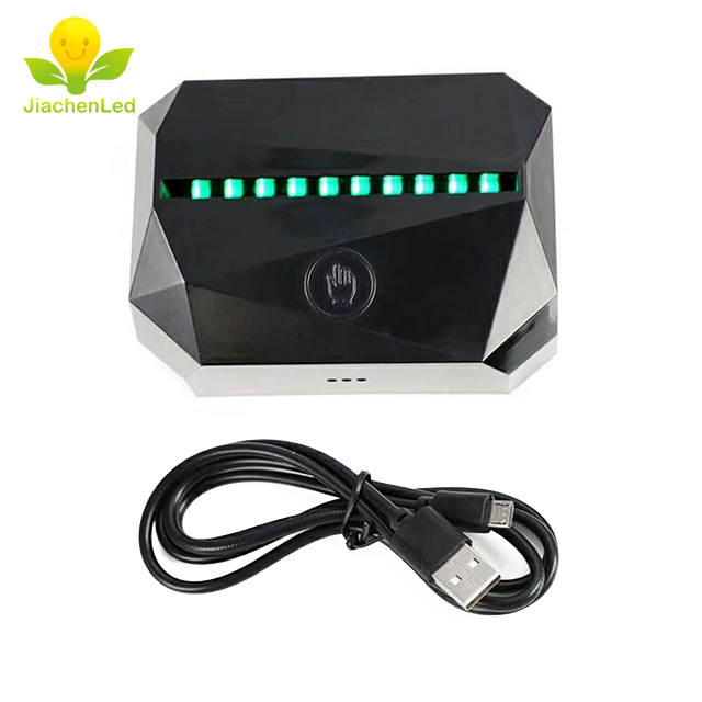 아크릴을위한 원격 제어 블랙 충전식 LED 램프베이스