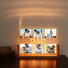 맞춤형 사진 U 모양 아크릴 LED 사진 프레임 조명
