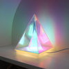 삼각형 모양의 3D 환상 아크릴 LED 램프