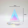 삼각형 모양의 3D 환상 아크릴 LED 램프