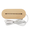 아크릴을위한 USB 목재 LED 야간 조명 램프베이스